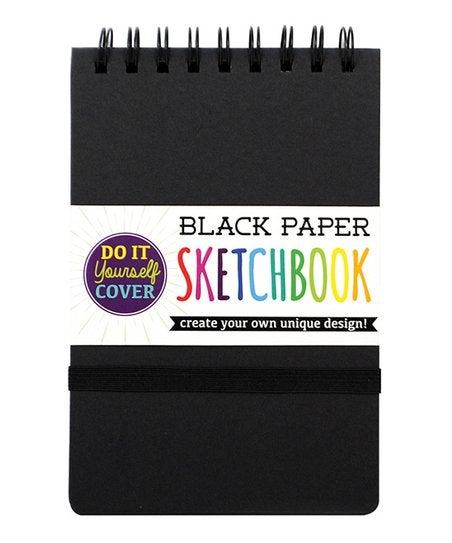 DIY Black Paper Sketchbook